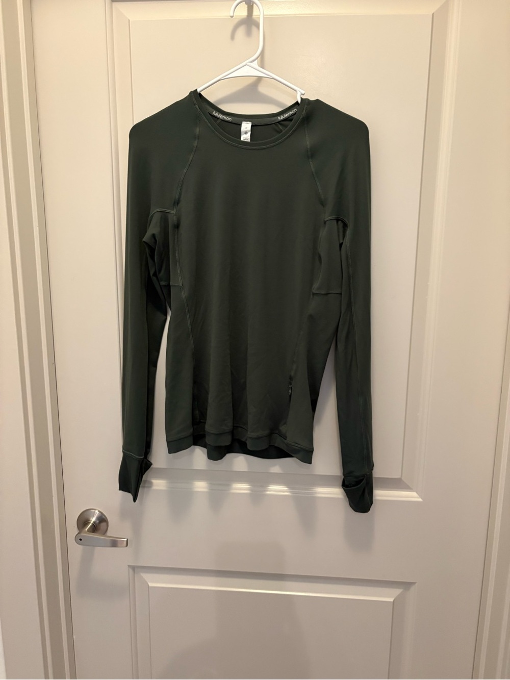 Women's Long-Sleeve Performance Top - Olive Green lululemon size 8